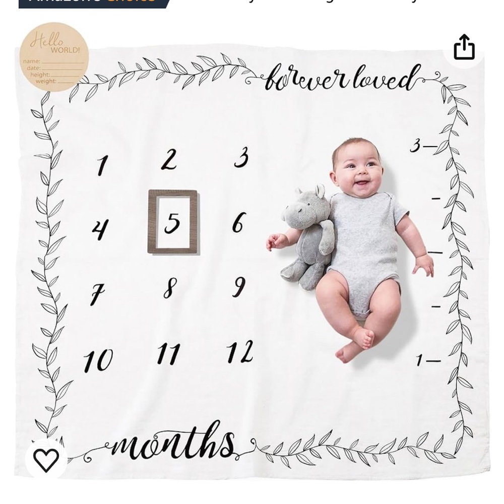 Milestone blanket